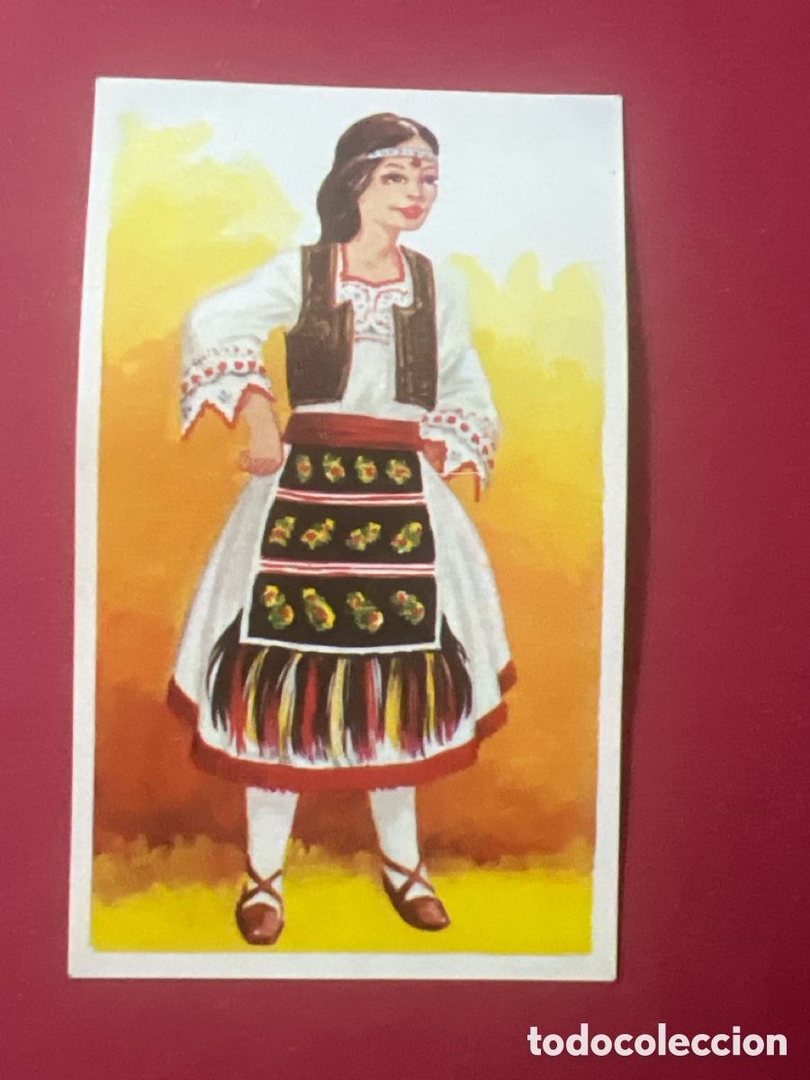 Coleccionismo Cromos antiguos: C1593. TRAJES TIPICOS DE MAGA 210 - YUGOSLAVIA