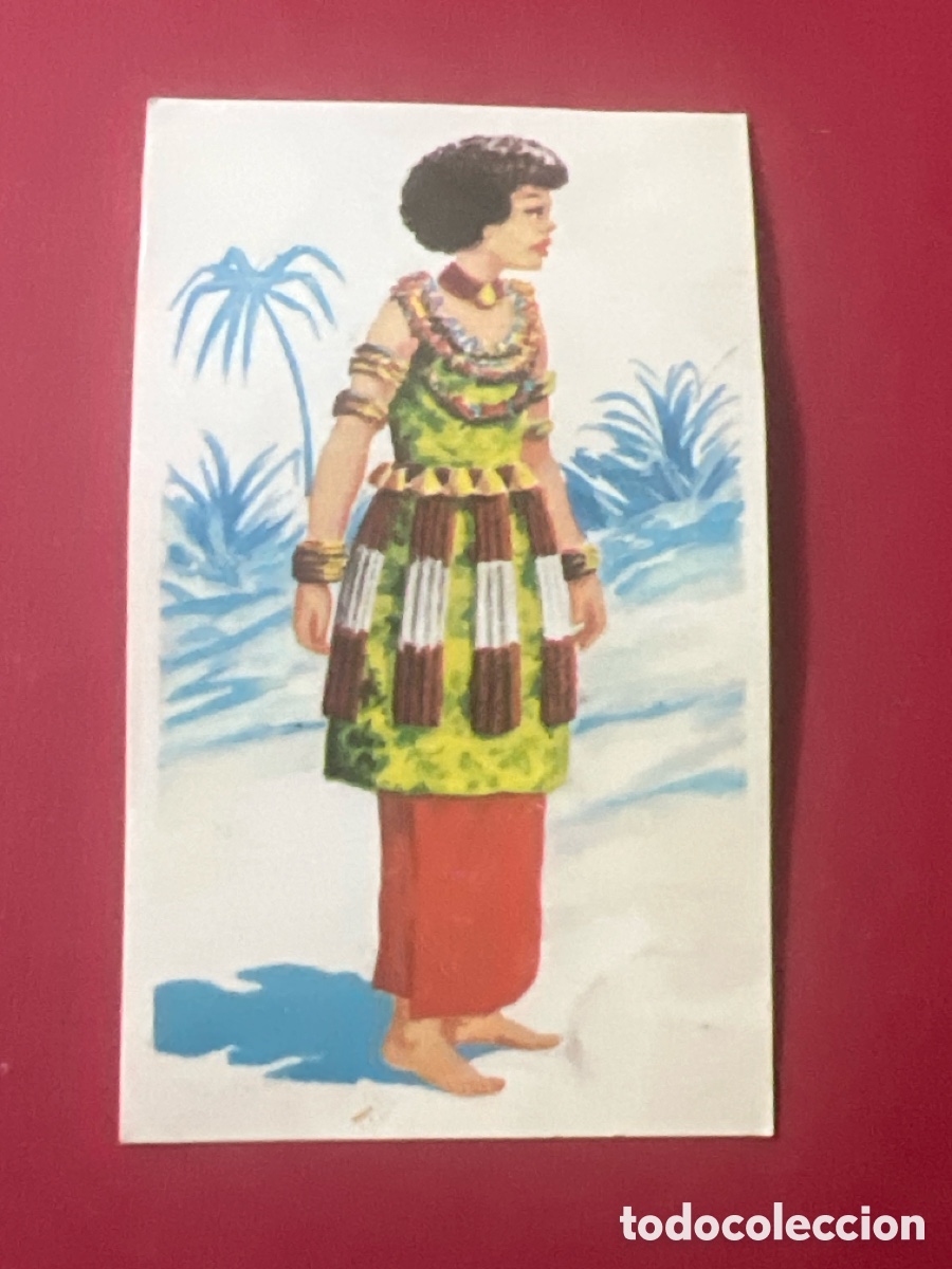 Coleccionismo Cromos antiguos: C1594. TRAJES TIPICOS DE MAGA 216 - TONGA