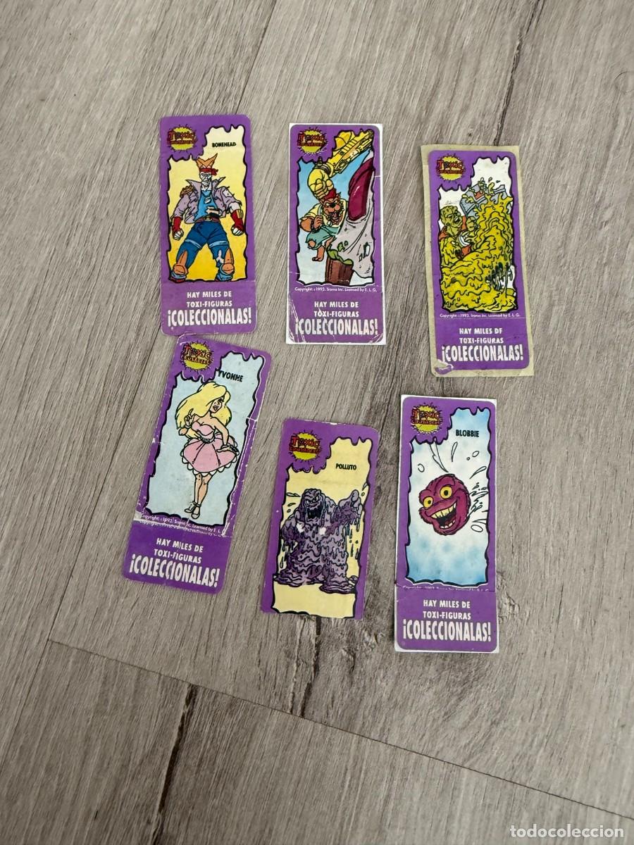 Coleccionismo Cromos antiguos: 6 cromos chicle Toxic Crusaders - Vidal