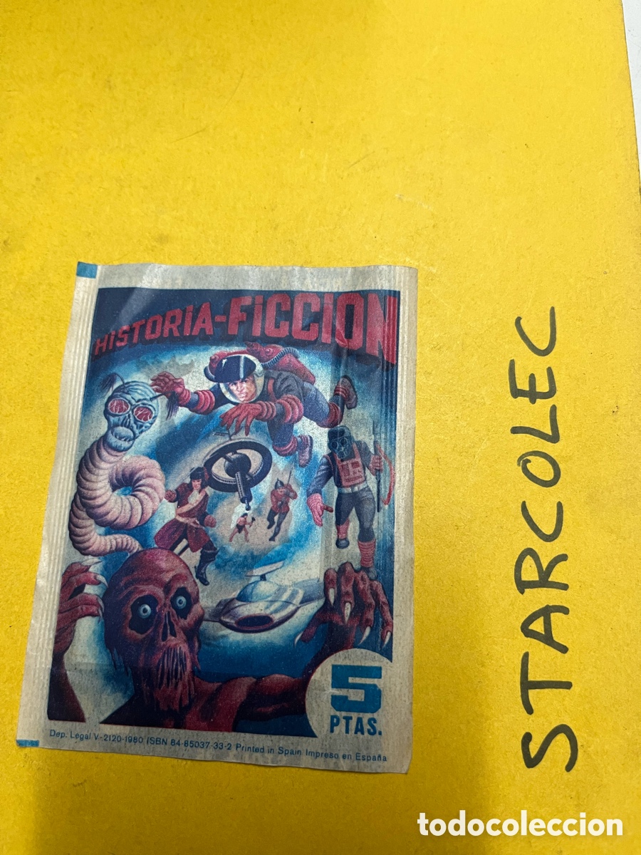 Coleccionismo Cromos antiguos: Sobre sin abrir historia ficci&oacute;n Editorial Maga