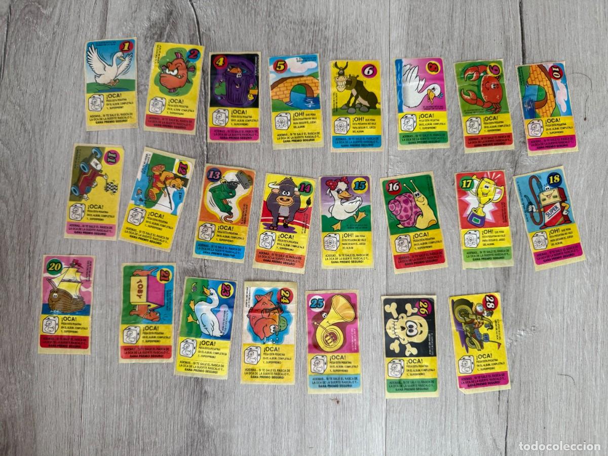 Coleccionismo Cromos antiguos: Lote cromos El gran chicle del juego de la oca - Casi completa