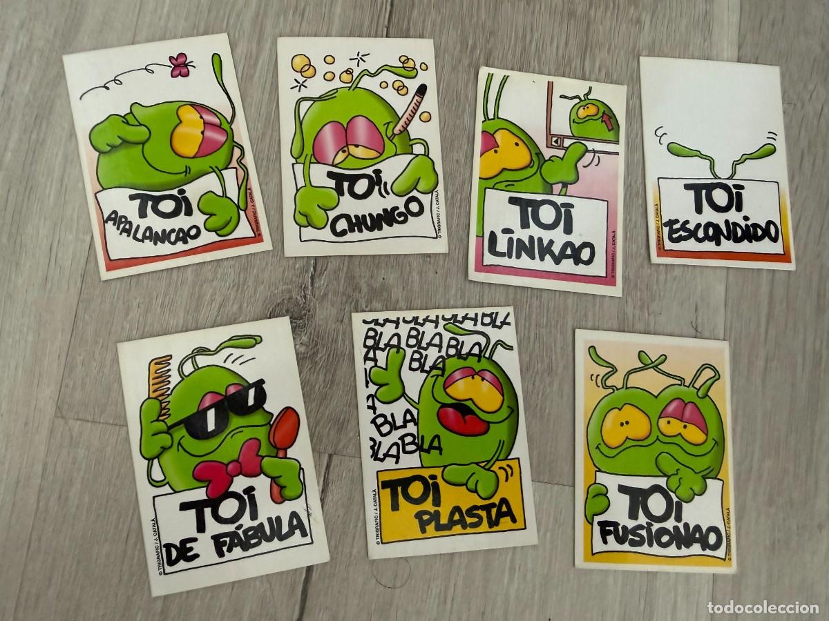 Coleccionismo Cromos antiguos: 7 cromos Bolly Tois de Bollycao 7, 8, 11, 17, 19, 22, 50