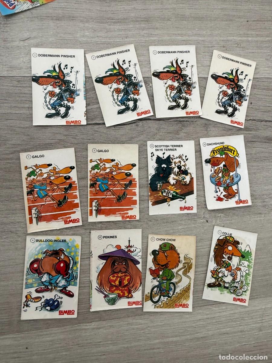 Coleccionismo Cromos antiguos: 12 cromos Tus Mejores Amigos de Bimbo - Perros