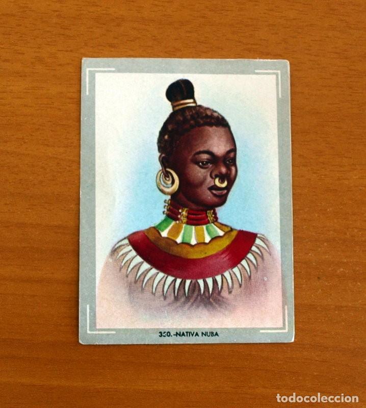 Coleccionismo Cromos antiguos: Vida y Color - Cromo N&ordm; 350 Nativa Nuba - 1&ordm; &Aacute;lbum - &Aacute;lbumes Espa&ntilde;oles A&ntilde;o 1965