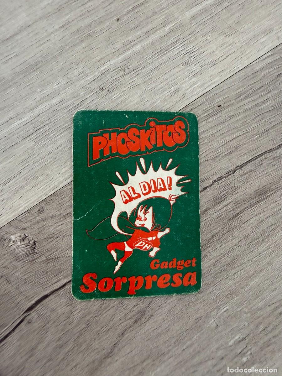 Coleccionismo Cromos antiguos: Raro cromo promocional Phoskitos - Gadget Sorpresa