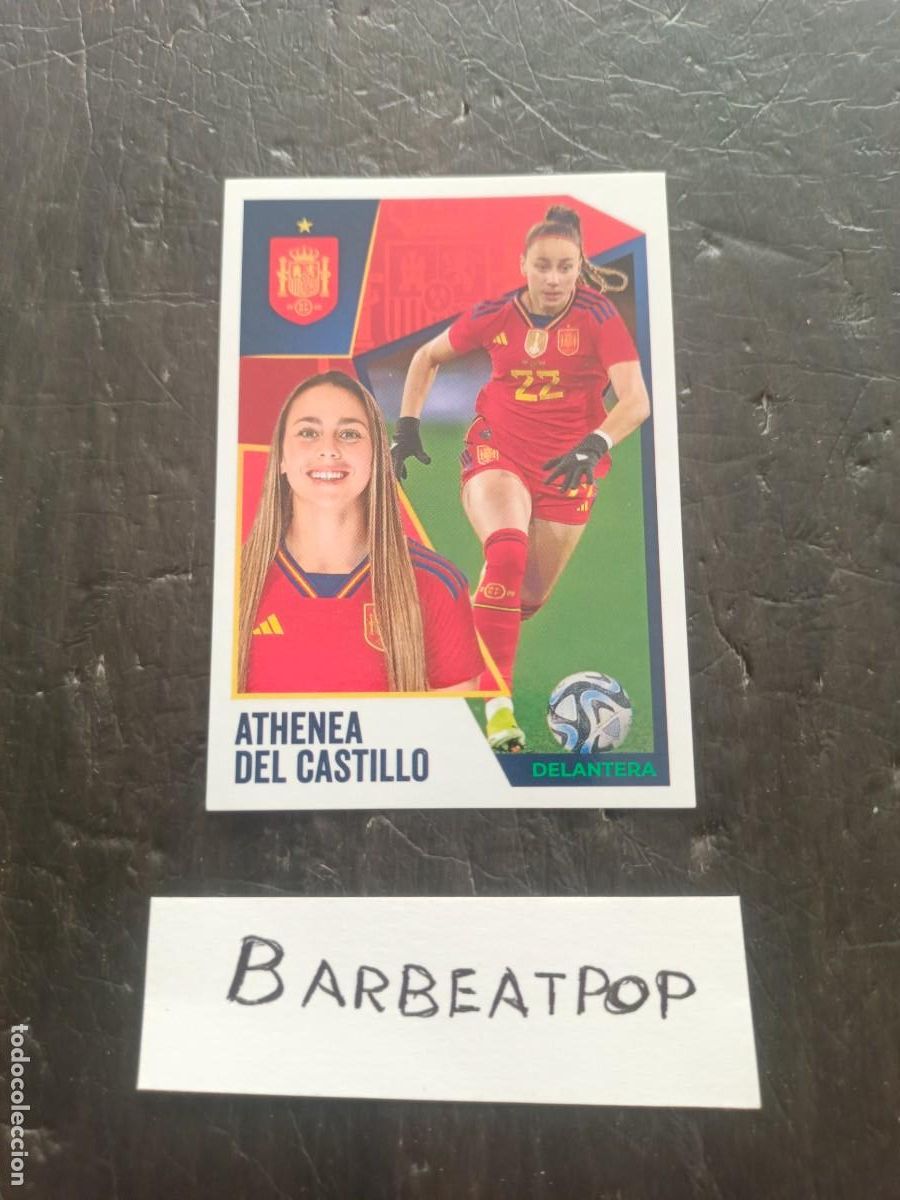 Coleccionismo Cromos antiguos: VAMOS SELECCI&Oacute;N ESPA&Ntilde;A CARREFOUR 64 ATHENEA DEL CASTILLO