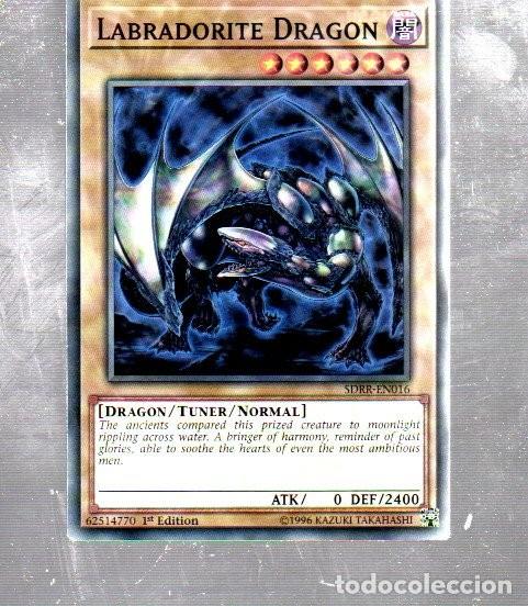 Coleccionismo Cromos antiguos: CROMO DE KONAMI LABRADORITE DRAGON EN016EL A&Ntilde;O 1996