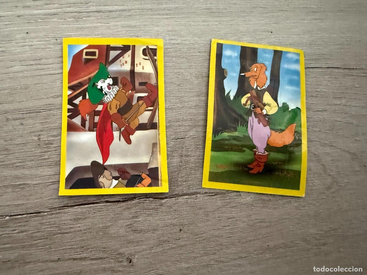 Coleccionismo Cromos antiguos: 2 cromos El Retorno de Dartac&aacute;n Phoskitos - 16 y 24