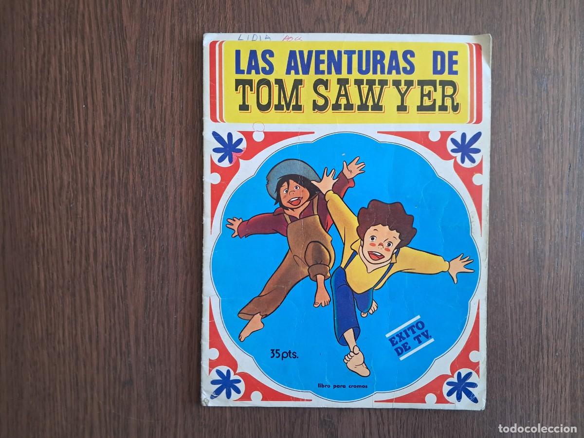 Coleccionismo Cromos antiguos: &Aacute;LBUM DE CROMOS LAS AVENTURAS DE TOM SAWYER DE EDIT. FHER A&Ntilde;O 1980 CASI COMPLETO A FALTAN 14 CROMOS.