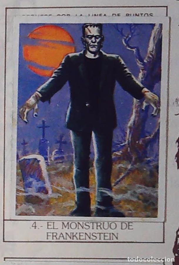 Coleccionismo Cromos antiguos: monstruos mundicrom a&ntilde;os 80 cromo recuperado 4 FRANKSTEIN