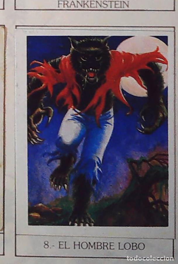 Coleccionismo Cromos antiguos: monstruos mundicrom a&ntilde;os 80 cromo recuperado 8