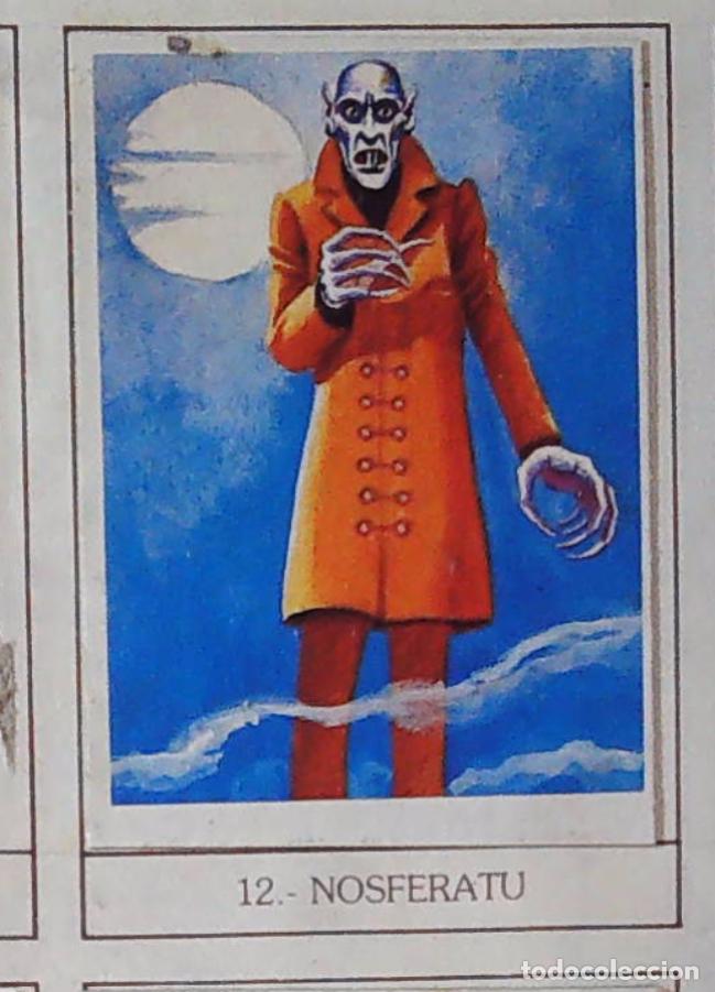 Coleccionismo Cromos antiguos: monstruos mundicrom a&ntilde;os 80 cromo recuperado 12