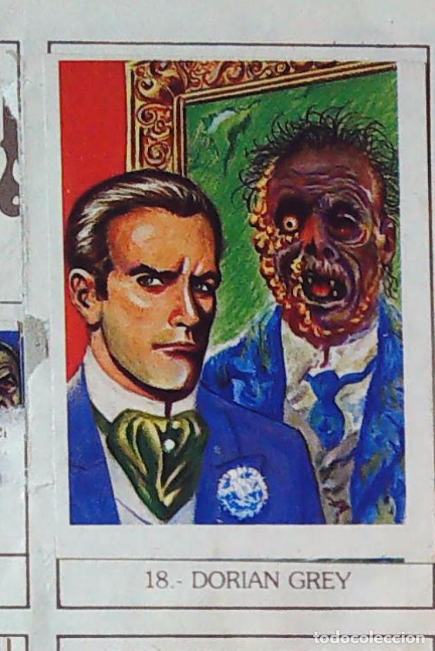 Coleccionismo Cromos antiguos: monstruos mundicrom a&ntilde;os 80 cromo recuperado 18