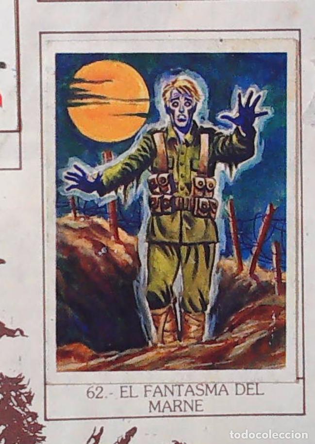 Coleccionismo Cromos antiguos: monstruos mundicrom a&ntilde;os 80 cromo recuperado 62
