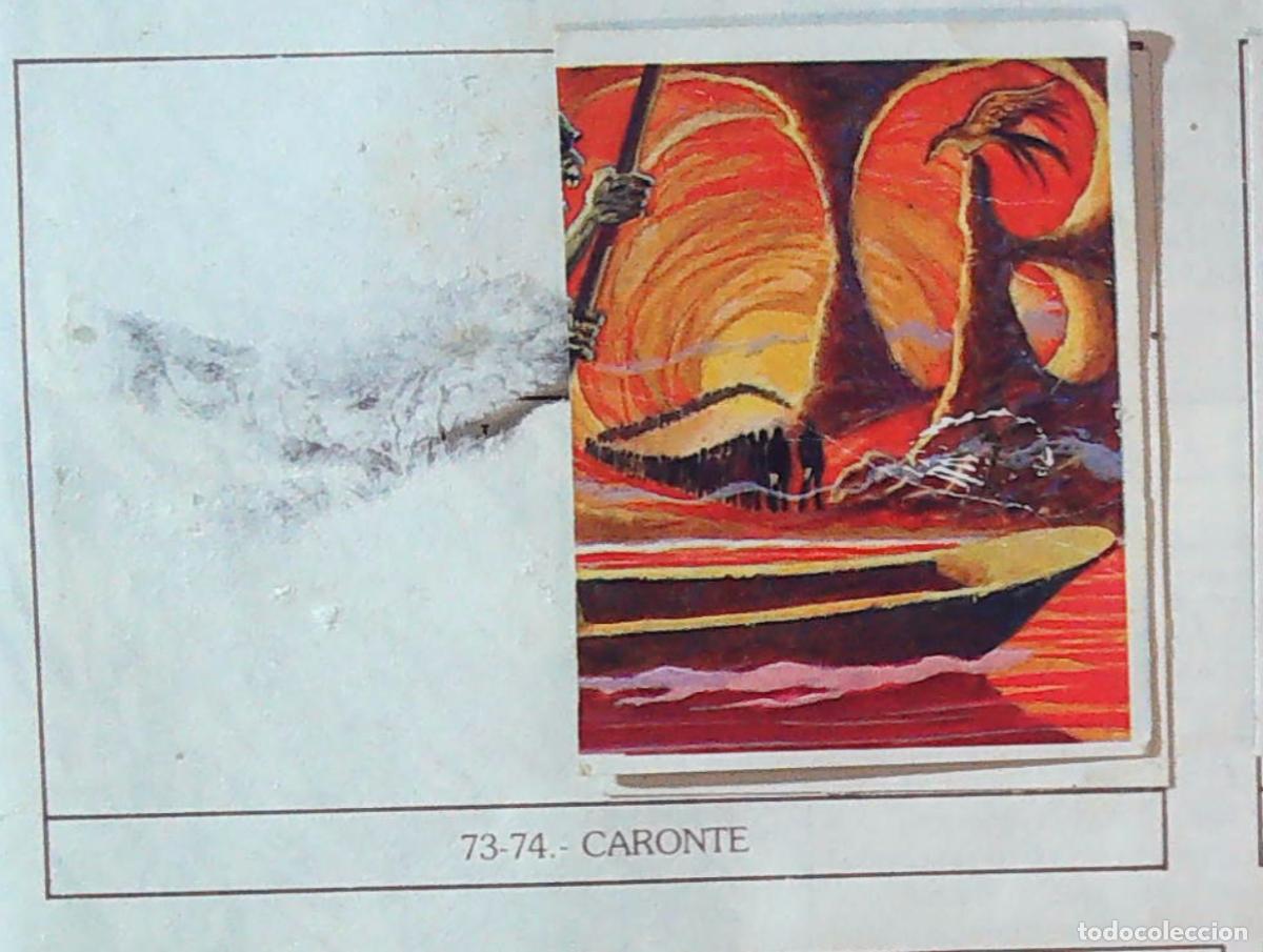 Coleccionismo Cromos antiguos: monstruos mundicrom a&ntilde;os 80 cromo recuperado 74
