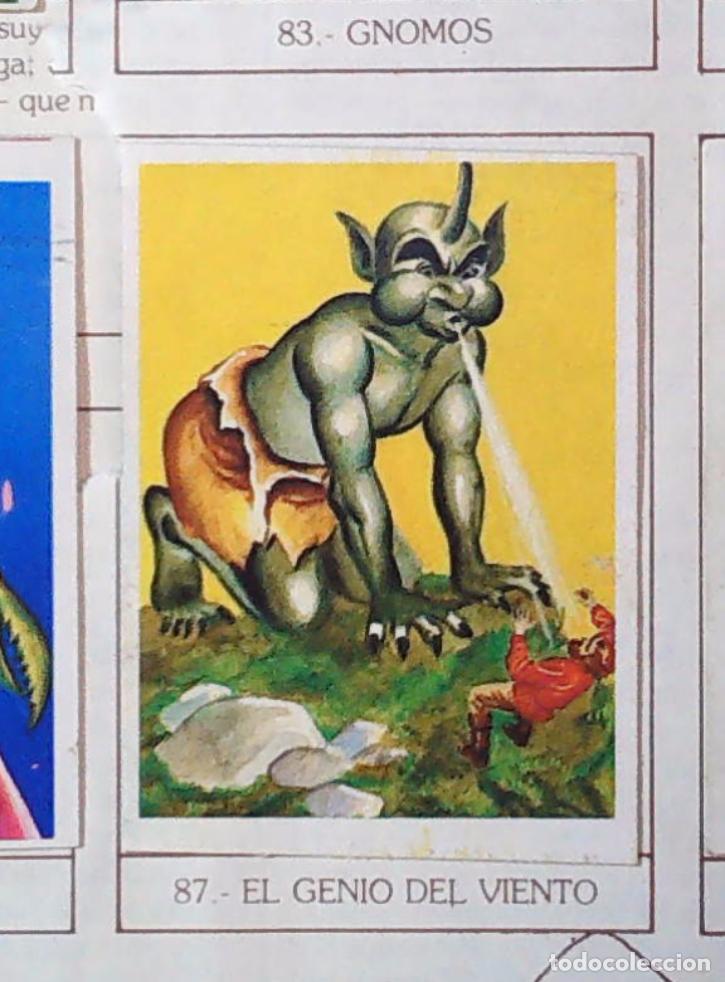 Coleccionismo Cromos antiguos: monstruos mundicrom a&ntilde;os 80 cromo recuperado 87