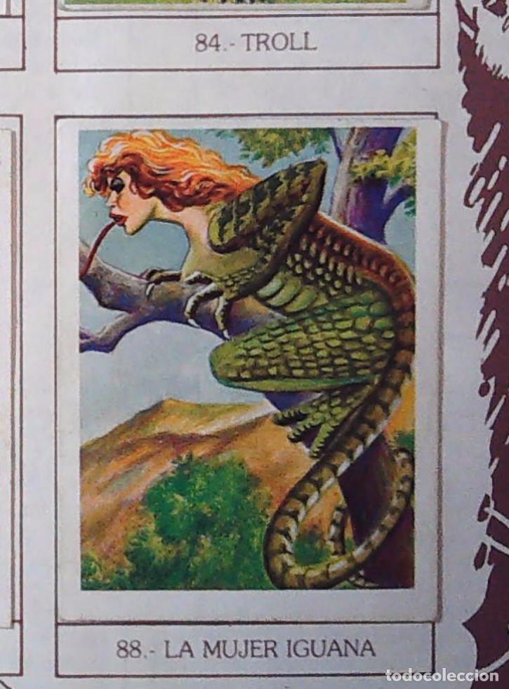 Coleccionismo Cromos antiguos: monstruos mundicrom a&ntilde;os 80 cromo recuperado 88