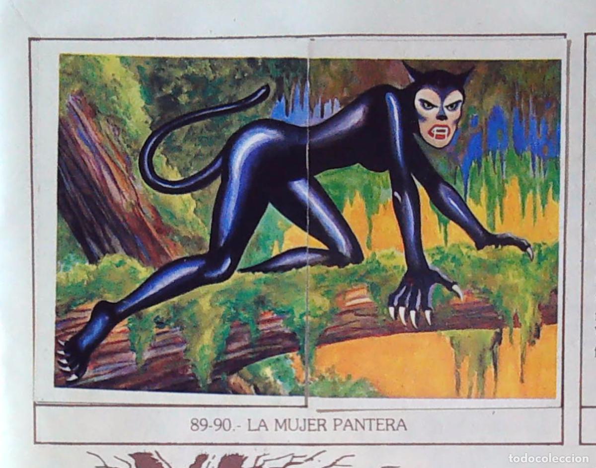 Coleccionismo Cromos antiguos: monstruos mundicrom a&ntilde;os 80 cromo recuperado 89 90