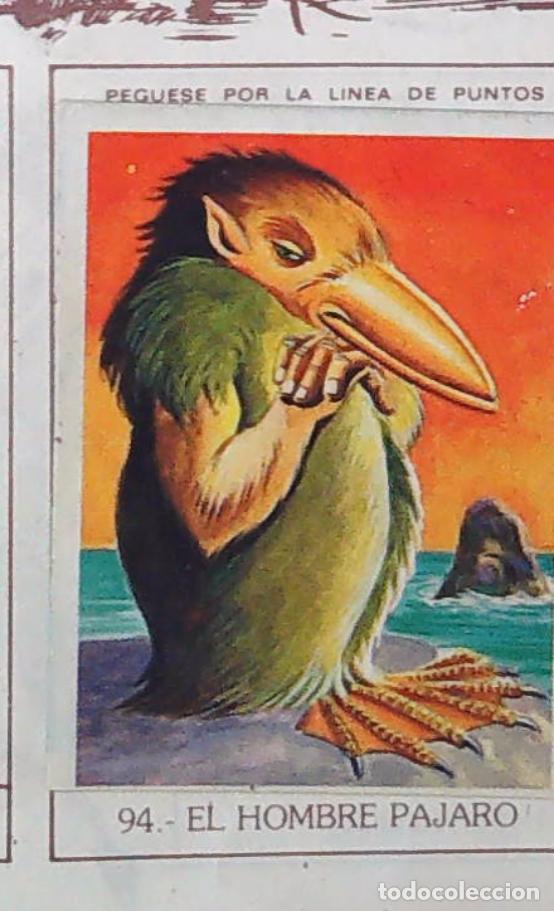 Coleccionismo Cromos antiguos: monstruos mundicrom a&ntilde;os 80 cromo recuperado 94