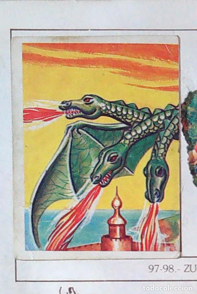 Coleccionismo Cromos antiguos: monstruos mundicrom a&ntilde;os 80 cromo recuperado 97
