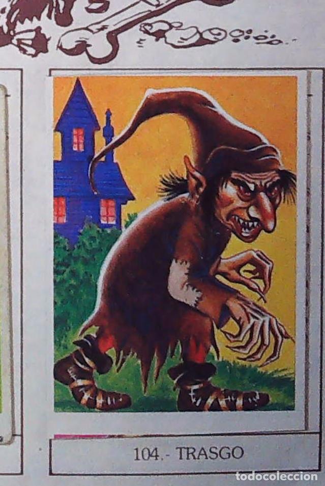 Coleccionismo Cromos antiguos: monstruos mundicrom a&ntilde;os 80 cromo recuperado 104