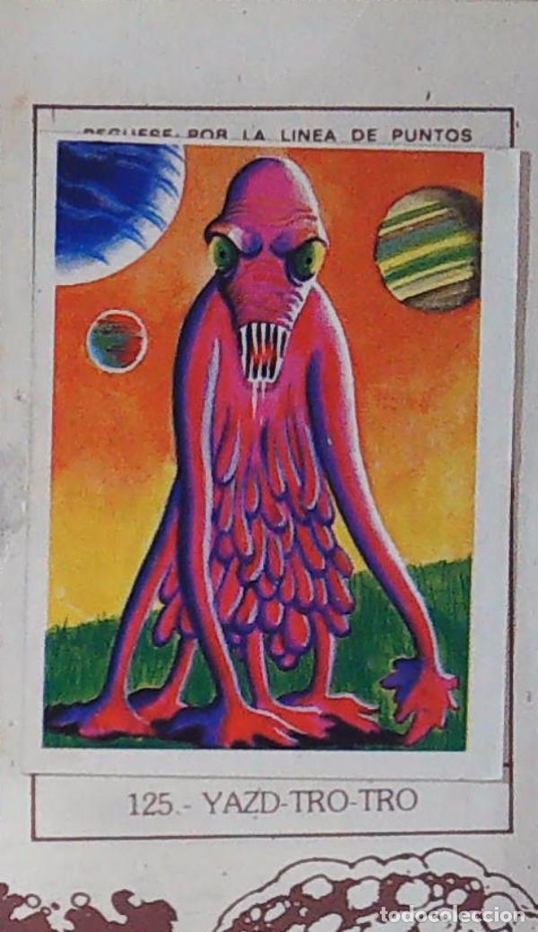Coleccionismo Cromos antiguos: monstruos mundicrom a&ntilde;os 80 cromo recuperado 125