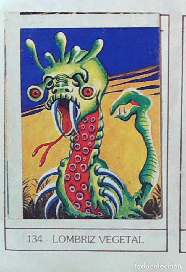 Coleccionismo Cromos antiguos: monstruos mundicrom a&ntilde;os 80 cromo recuperado 134