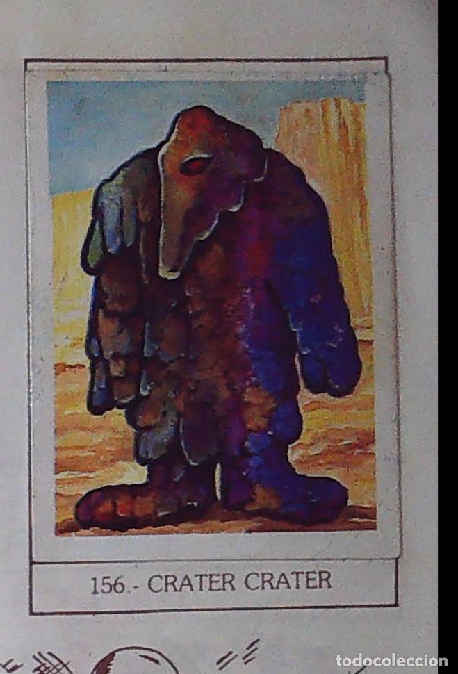 Coleccionismo Cromos antiguos: monstruos mundicrom a&ntilde;os 80 cromo recuperado 156