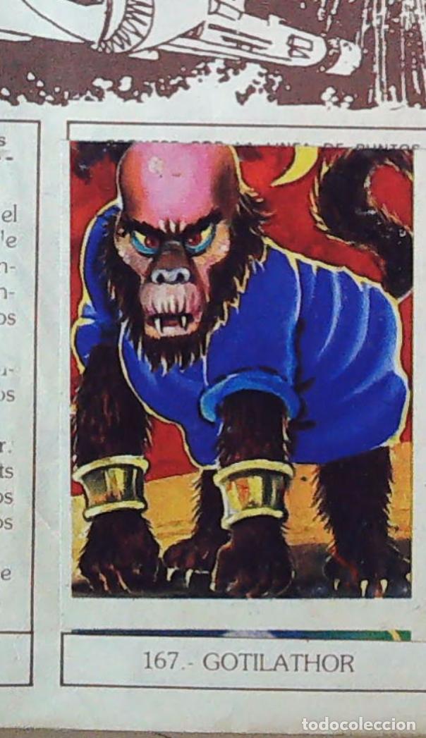 Coleccionismo Cromos antiguos: monstruos mundicrom a&ntilde;os 80 cromo recuperado 167