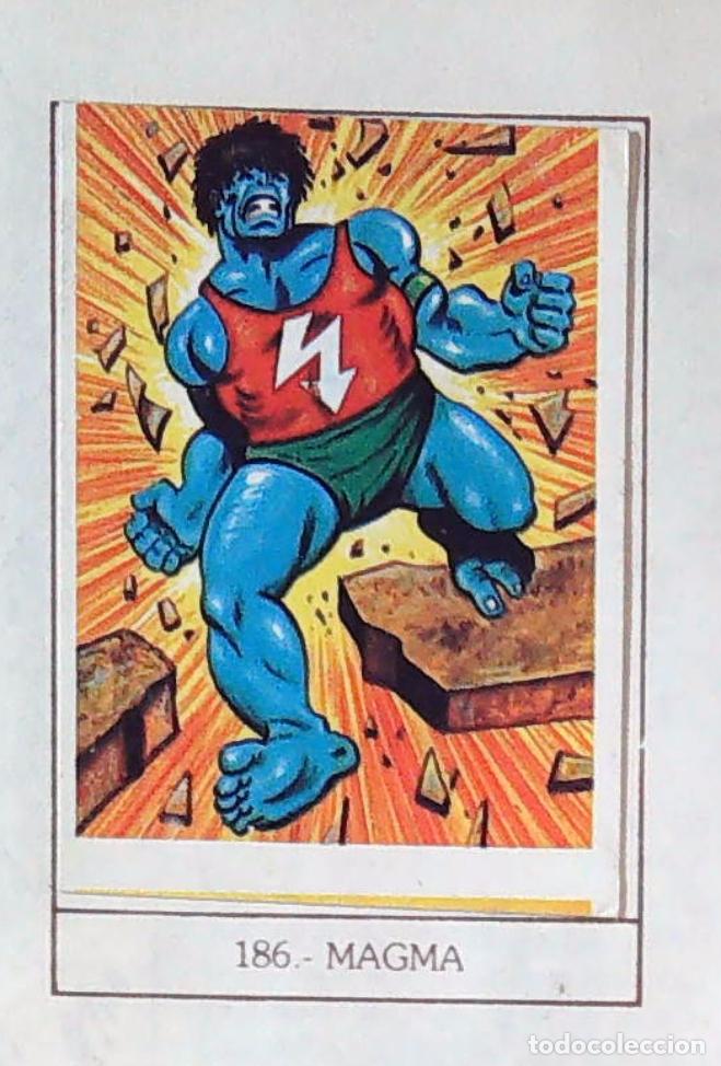 Coleccionismo Cromos antiguos: monstruos mundicrom a&ntilde;os 80 cromo recuperado 186