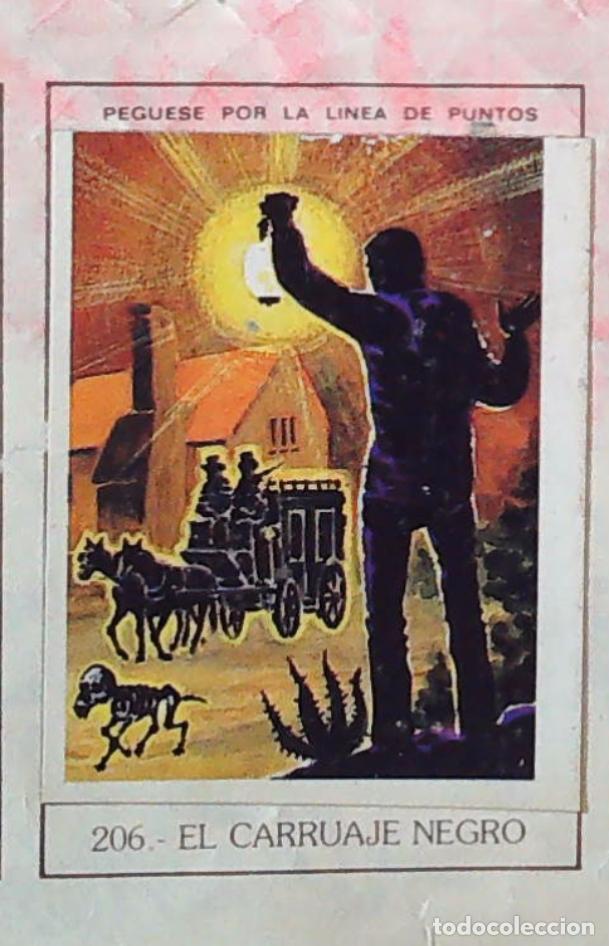 Coleccionismo Cromos antiguos: monstruos mundicrom a&ntilde;os 80 cromo recuperado 206