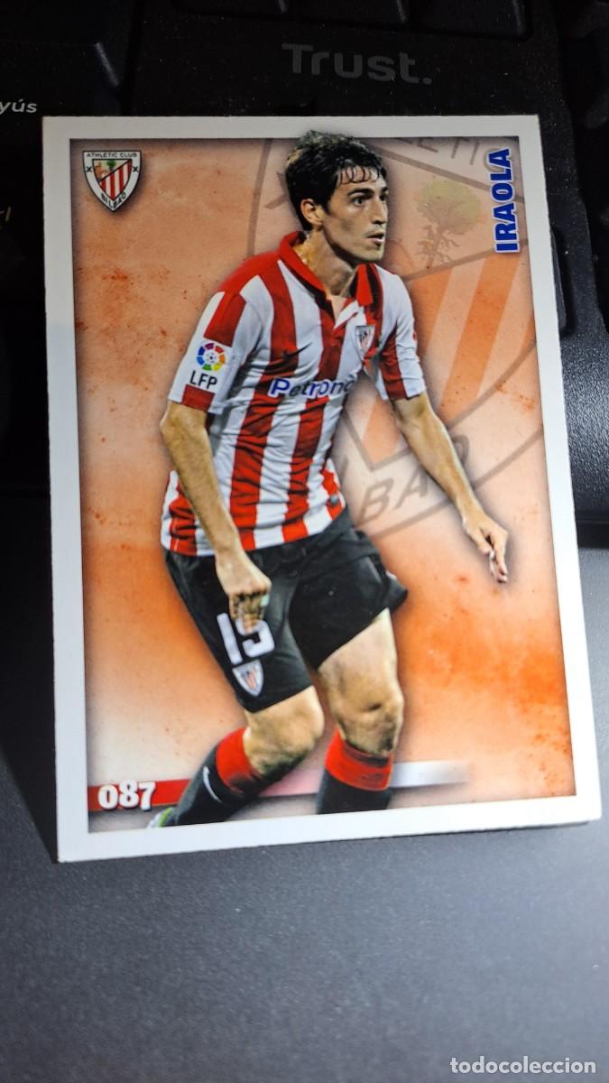 Coleccionismo Cromos antiguos: LAS FICHAS DE LA LIGA QUIZ GAME 2015 IRAOLA 87 ATHLETIC CLUB DE BILBAO 2014 2015 14 15 MUNDICROMO