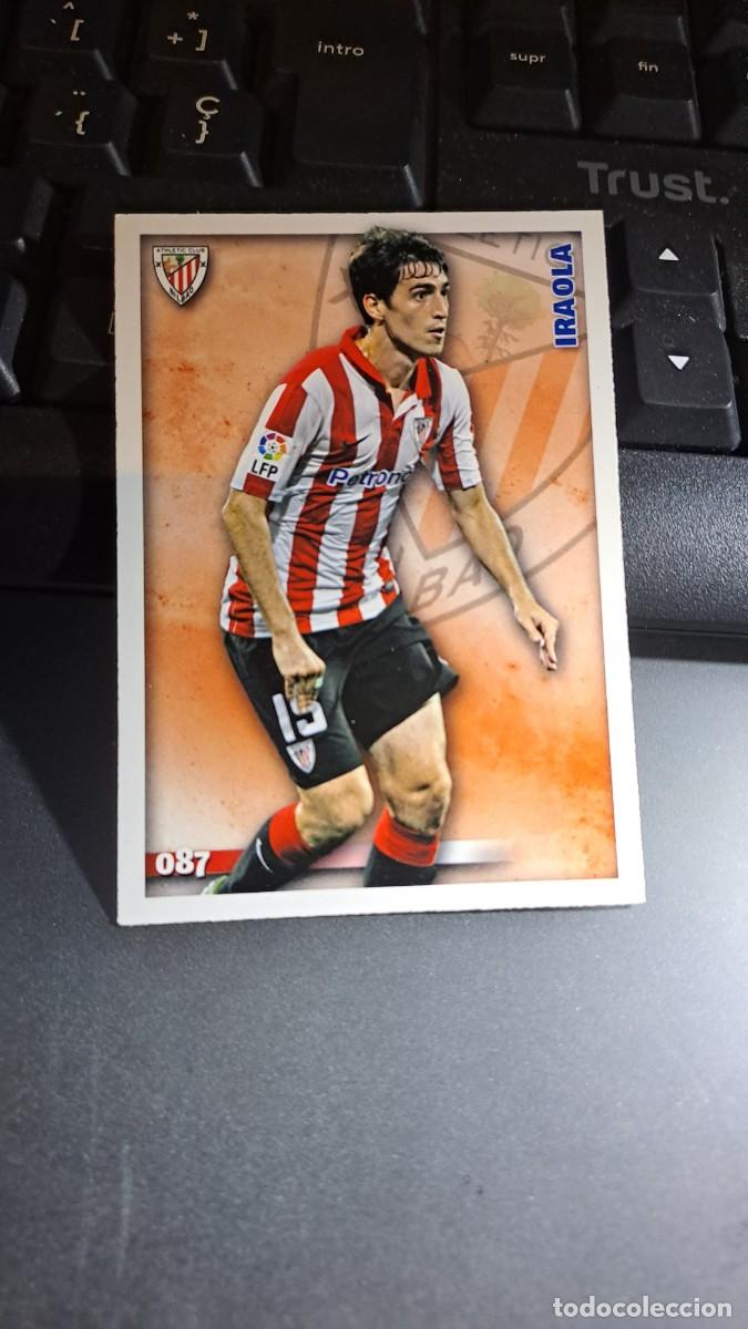 Coleccionismo Cromos antiguos: LAS FICHAS DE LA LIGA QUIZ GAME 2015 IRAOLA 87 ATHLETIC CLUB DE BILBAO 2014 2015 14 15 MUNDICROMO