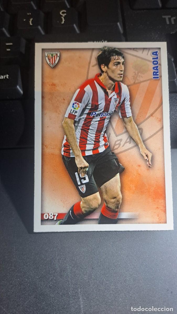 Coleccionismo Cromos antiguos: LAS FICHAS DE LA LIGA QUIZ GAME 2015 IRAOLA 87 ATHLETIC CLUB DE BILBAO 2014 2015 14 15 MUNDICROMO
