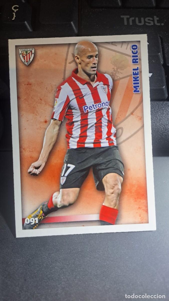 Coleccionismo Cromos antiguos: LAS FICHAS DE LA LIGA QUIZ GAME 2015 MIKEL RICO 91 ATHLETIC CLUB BILBAO 2014 2015 14 15 MUNDICROMO
