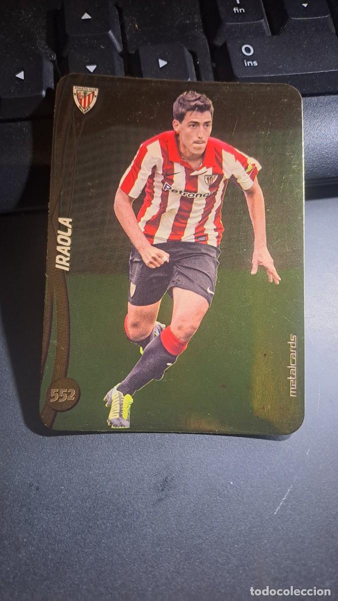 Coleccionismo Cromos antiguos: LAS FICHAS DE LIGA QUIZ GAME 2015 IRAOLA 552 BRILLO DORADO ATHLETIC CLUB BILBAO 2014 14 15 MUNDICROM
