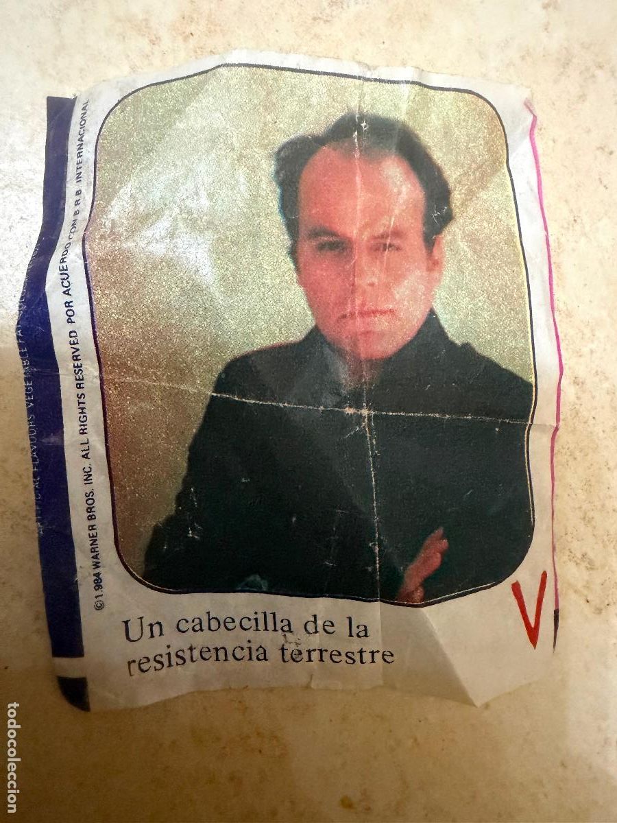 Coleccionismo Cromos antiguos: Cromo chicle serie v