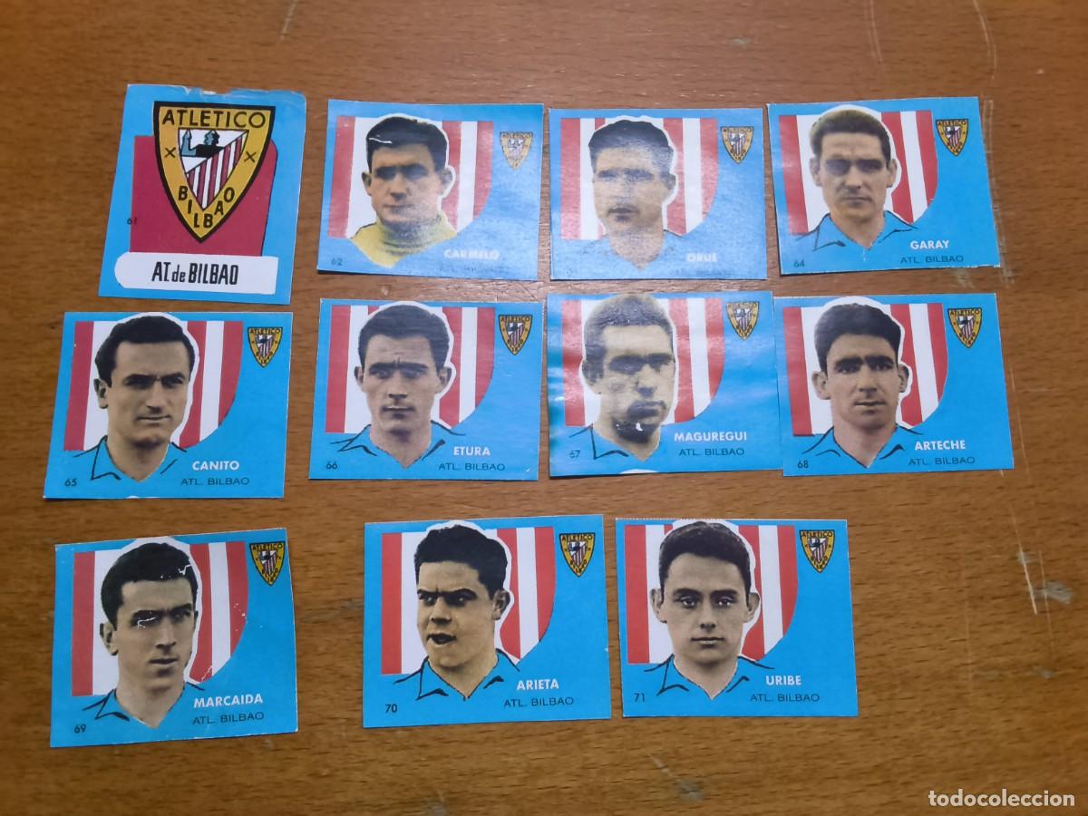 Coleccionismo Cromos antiguos: CROMOS DE BRUGUERA DEL ATHLETIC 1958