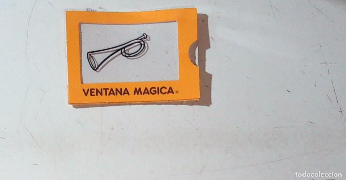 Coleccionismo Cromos antiguos: BOLLYCAO CROMO VENTANA MAGICA NARANJA