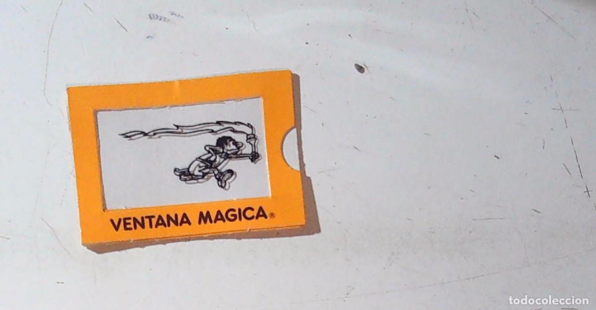 Coleccionismo Cromos antiguos: BOLLYCAO CROMO VENTANA MAGICA NARANJA