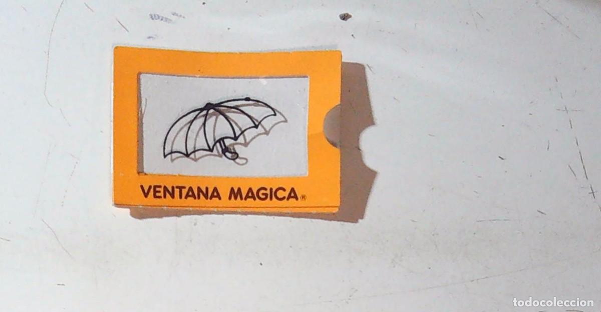 Coleccionismo Cromos antiguos: BOLLYCAO CROMO VENTANA MAGICA NARANJA