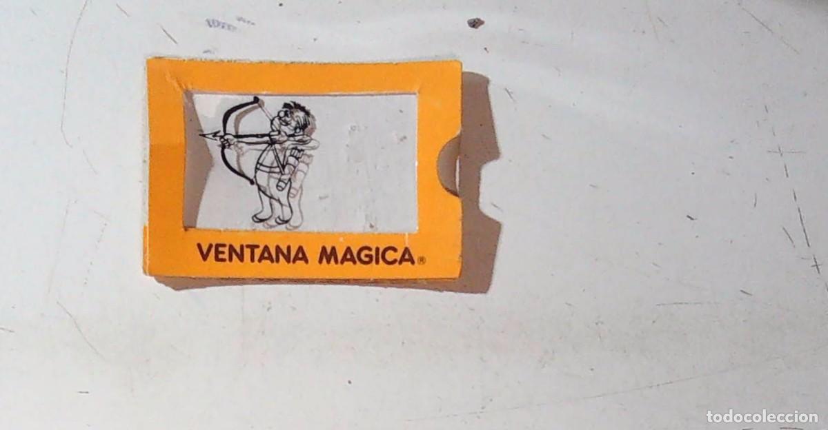 Coleccionismo Cromos antiguos: BOLLYCAO CROMO VENTANA MAGICA NARANJA