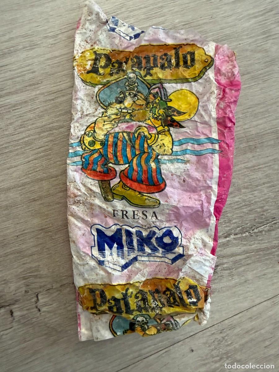 Coleccionismo Cromos antiguos: Envoltorio helado Patapalo de Miko - fresa