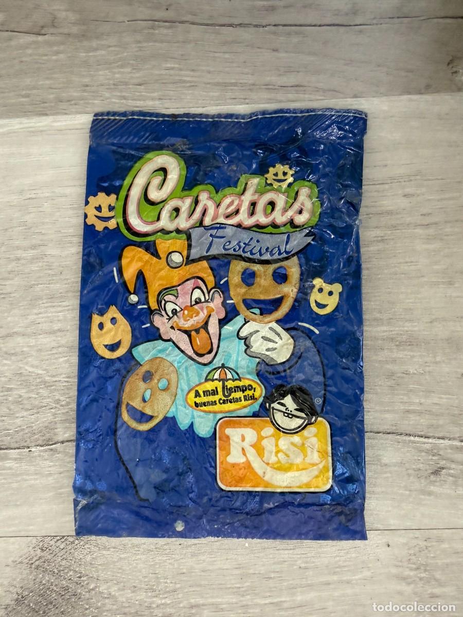 Coleccionismo Cromos antiguos: Envoltorio bolsa de Festival de Caretas de Risi - nunca a la venta