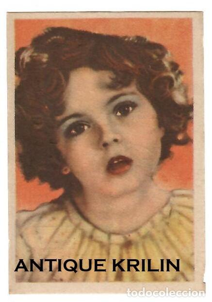 Coleccionismo Cromos antiguos: CROMOCINE TINTES IBERIA / SHIRLEY TEMPLE / MEDIDAS 5 X 7.5 CM.