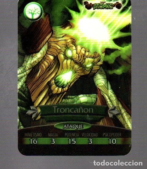 Coleccionismo Cromos antiguos: CROMO DE SERIE ATOMIC TRONCA&Ntilde;ON ATAQUE N&ordm; 87 DEL A&Ntilde;O 2008 PLASTICO
