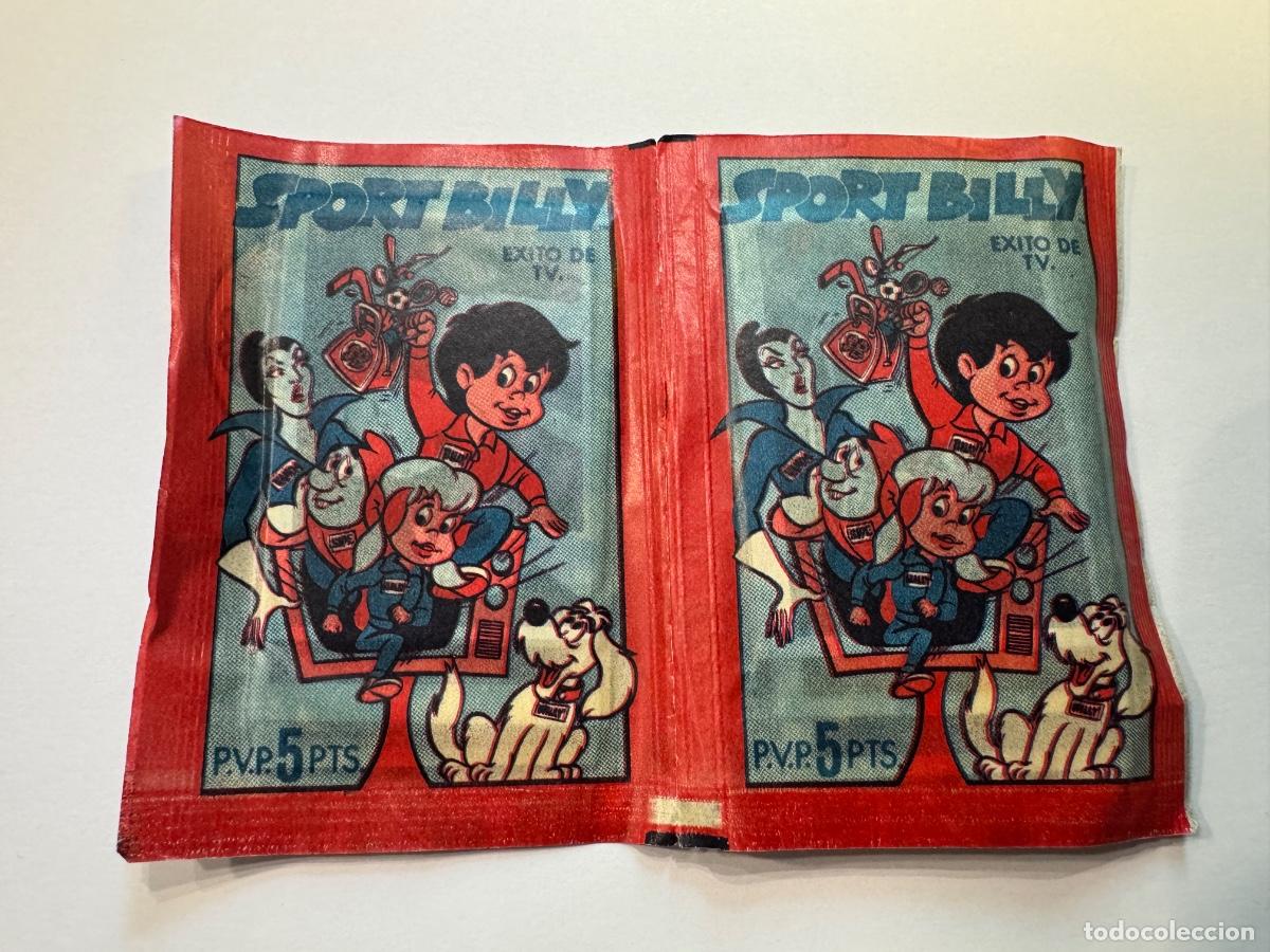Colecionismo Cromos antigos: SPORT BILLY LOTE 2 SOBRES CROMOS SIN ABRIR, UNIDOS ENTRE ELLOS EDICIONES FHER A&Ntilde;O 1978 (G)
