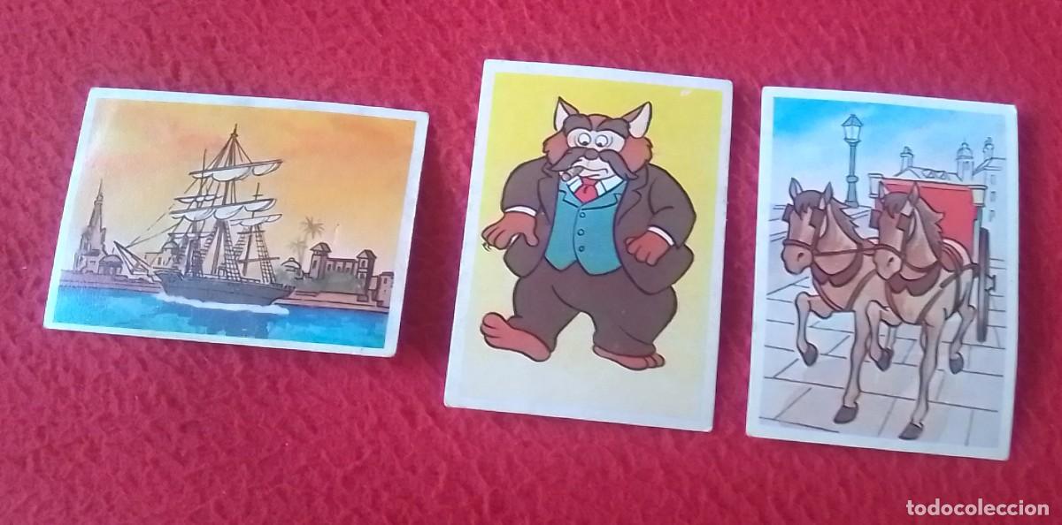 Coleccionismo Cromos antiguos: LOTE DE 3 CROMOS EDITORIAL MAGA LA VUELTA AL MUNDO WILLY FOG BRB 1983 NO PEGADOS SERIE TVE 18 36 95.