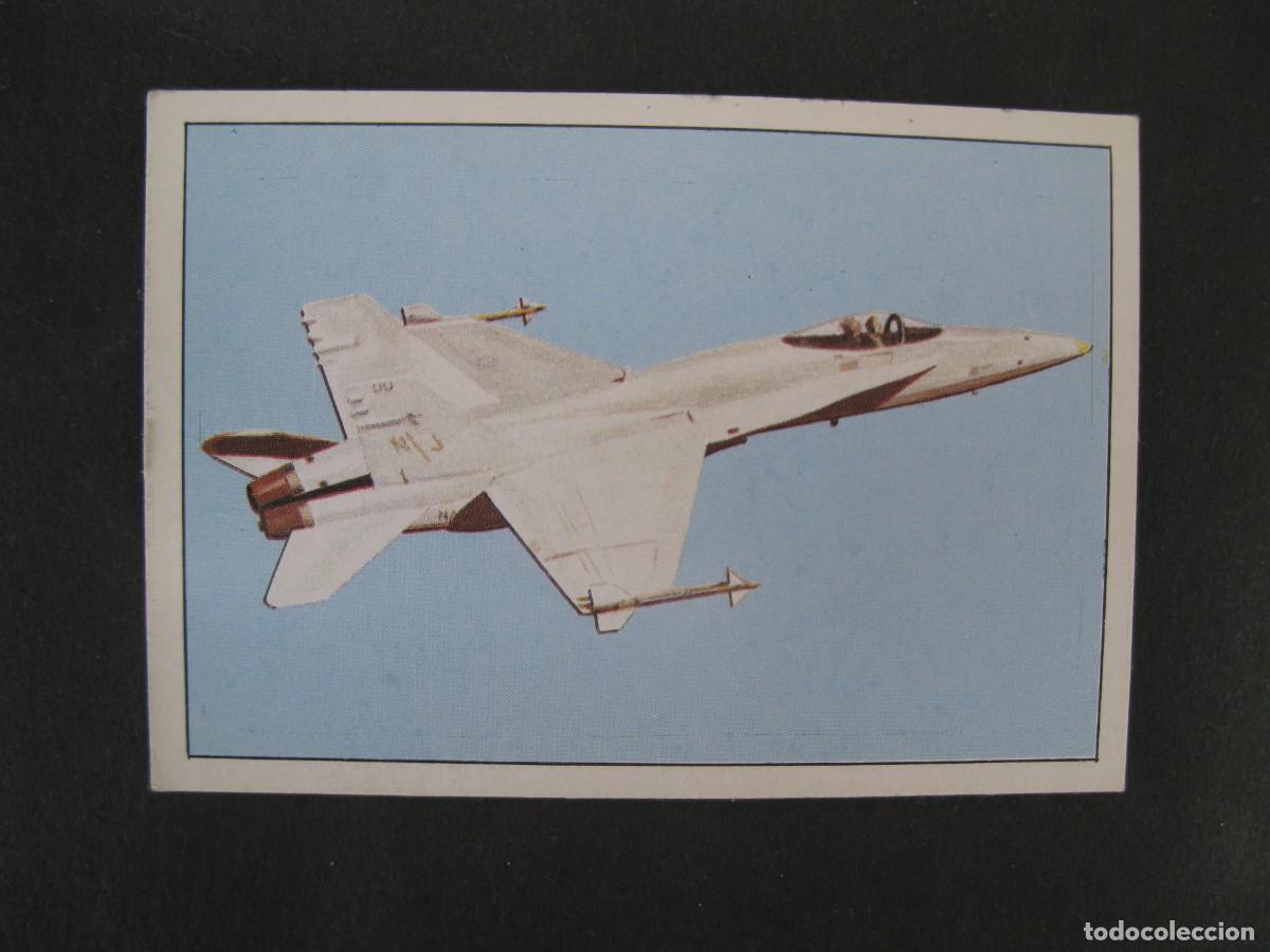 Coleccionismo Cromos antiguos: GRAN HISTORIA DE LA AVIACI&Oacute;N - CROMO N&ordm; 186 - McDONELL-DOUGLAS F-18 HORNET - SARPE - NUNCA PEGADO.