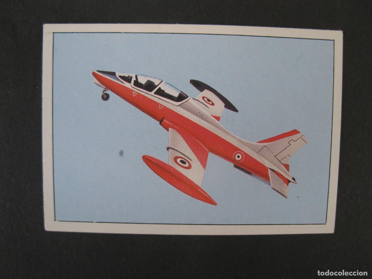 Coleccionismo Cromos antiguos: GRAN HISTORIA DE LA AVIACI&Oacute;N - CROMO N&ordm; 177 - AERMACCHI M.B. 339 - SARPE - NUNCA PEGADO.